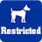 Pets in restricted areas only